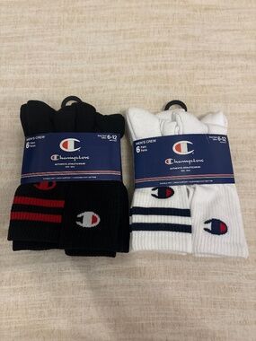 Champion Men crew socks NWT